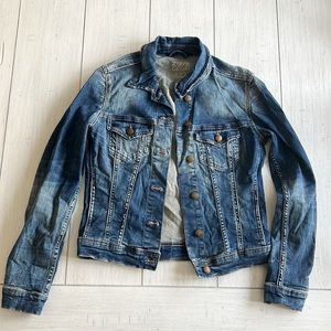 Zara Z1975 Basic Denim Jean Jacket Cotton